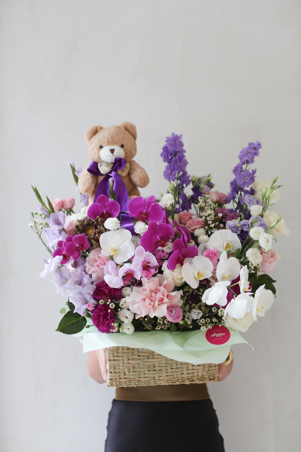 Bear in a Flower Box